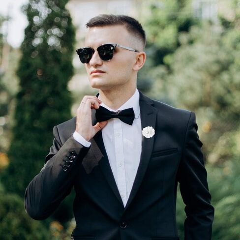 Umo Lorenzo Lapel Pins for Men - Flower Pin Suit Accessories + Boutonniere Pins in Saudi Arabia