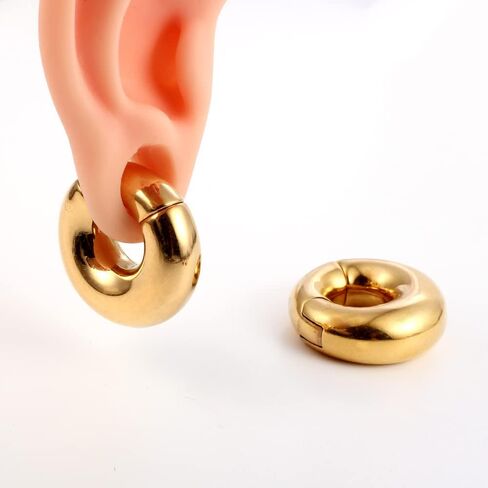 Casvort 2 PCS Hypoallergenic 316 Stainless Steel Halo Ear Hangers Basic Hot Ear Weights Gauges Plugs for Stretched Lobe Body Jewelry Piercing Plug Pair Selling 2g 0g in Saudi Arabia