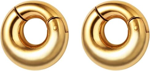 Casvort 2 PCS Hypoallergenic 316 Stainless Steel Halo Ear Hangers Basic Hot Ear Weights Gauges Plugs for Stretched Lobe Body Jewelry Piercing Plug Pair Selling 2g 0g in Saudi Arabia