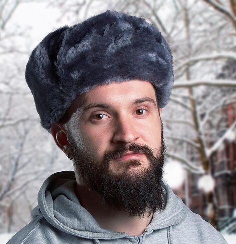 قبعة BELEON الروسية قبعة Ushanka Trapper قبعة من الفرو الروسي للرجال والنساء قبعات الشتاء in Kuwait