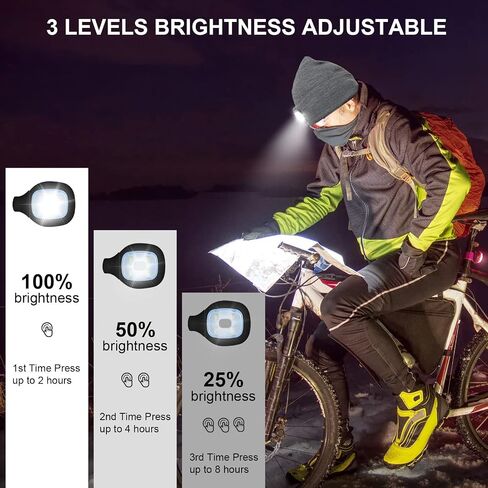 Attikee LED Lighted Beanie, Unisex Warm Knitted Hat, Rechargeable Headlamp Cap for Outdoors, Tech Gift for Men Dad Father Him in Saudi Arabia