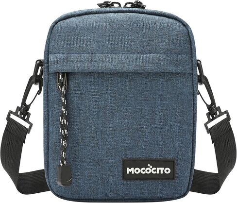 MOCOCITO Unisex Crossbody Bag| 8.6x6.7x3.15 inches Mini Crossbody Purse | Travel Passport Wallet Bag | Mini Shoulder Bag in Saudi Arabia