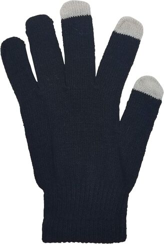 48 Pairs Winter Magic Gloves, Bulk Warm Brushed Interior, Stretchy Assorted Mens Womens in Saudi Arabia