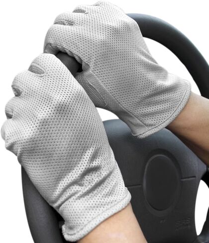 Mens Driving Gloves Summer UV Sun gloves Non Slip Touchscreen Cotton Gloves Outdoor Sunblock Gloves for Cycling Motorcycle in Saudi Arabia