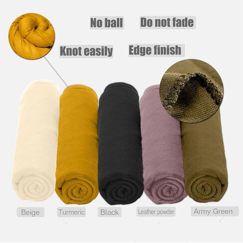ZRQ 12 Pieces Head Wraps for Black Women Stretch Jersey Turban Fashion Headband Hair Wrap Head Scarf Soft Breathable Long Scarf Lightweight and Comfortable Tie 12 Colors in Saudi Arabia