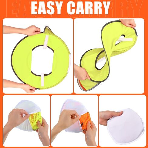 8 Pcs Sun Shade Full Brim Mesh Neck Sun Block Protection Neck Gaiter Bandana Face Scarf with UV Reflective Strap Arm Sleeves in Saudi Arabia