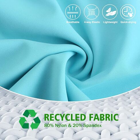 Blutown قمصان السباحة للرجال UPF 50+ طفح الحرس كم طويل زمم حماية من الأشعة فوق البنفسجية تمتد سريعة الجافة الصيد الجري قمصان الشمس in Kuwait