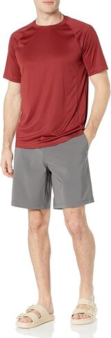 Amazon Essentials Men's Short-Sleeve Quick-Dry UPF 50 Swim Tee in Saudi Arabia