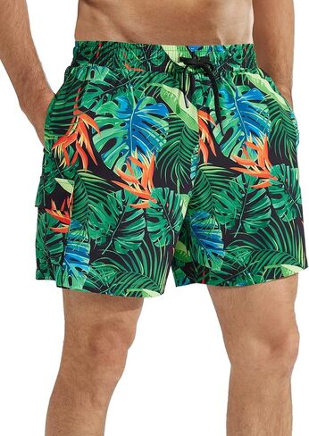 شورت سباحة رجالي من Blutown سريع الجفاف وخفيف الوزن وبطانة داخلية قابلة للتمدد مقاس 5.5 بوصة in Kuwait