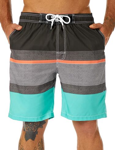KAILUA SURF Mens Swim Trunks Long, Quick Dry Mens Boardshorts, 9 Inches Inseam Mens Bathing Suits with Mesh Lining in Kuwait