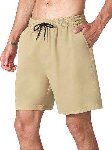 NOMINATE Mens Swim Trunks Quick Dry Board Shorts with Mesh Liner for Beach Swmming Surfing in Kuwait