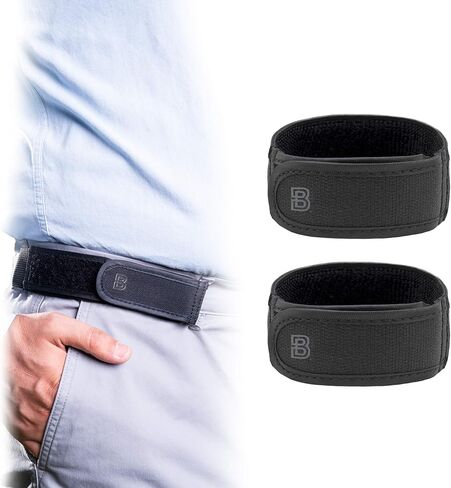 حزام مرن بدون إبزيم من BeltBro Titan للرجال - يناسب حلقات الحزام مقاس 1.5 بوصة، مريح وسهل الاستخدام in Kuwait