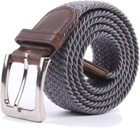 Canvas Elastic Fabric Woven Stretch Multicolored Braided Belts in Kuwait