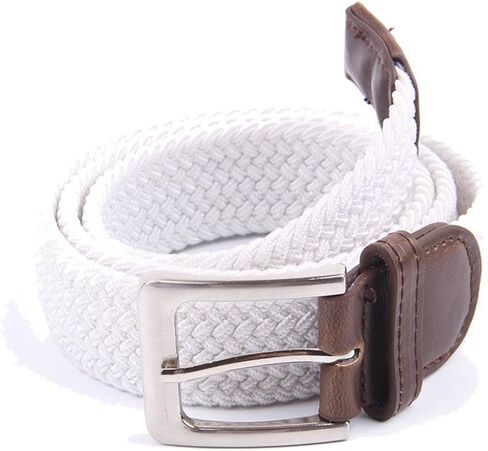 Canvas Elastic Fabric Woven Stretch Multicolored Braided Belts in Kuwait