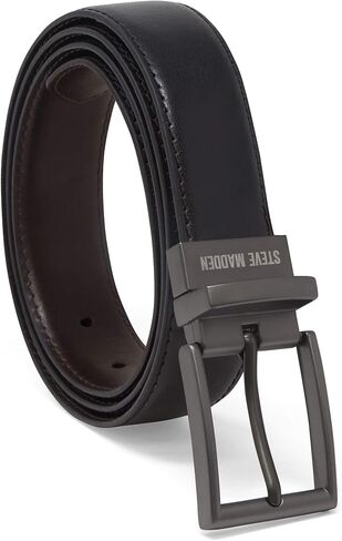 Steve Madden Men's Dress Casual Every Day Leather Belt in Kuwait