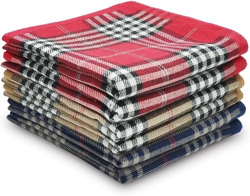 Selected Hanky 100% Cotton Men's Handkerchief 6 Piece Gift Set in Kuwait
