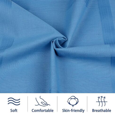 Zenssia Men's Pure Cotton Handkerchiefs with Hem, Bulk Set Hankies in Saudi Arabia