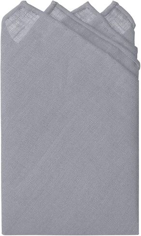 Jacob Alexander Linen Handrolled 15" x 15" Pocket Square Hanky in Saudi Arabia