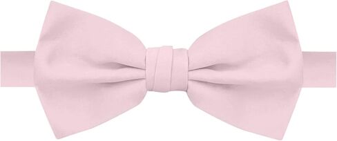 Jacob Alexander Men's Pretied Banded Adjustable Solid Color Bowtie in Kuwait