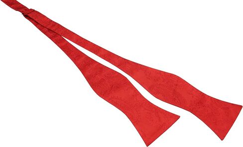Mens Silk Paisley Self Tie Bow Ties - Jacquard Butterfly Bowties - Wedding - Gifts in Saudi Arabia