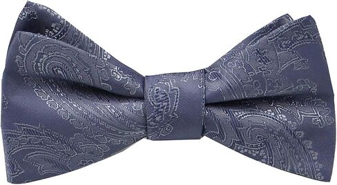 Mens Silk Paisley Self Tie Bow Ties - Jacquard Butterfly Bowties - Wedding - Gifts in Saudi Arabia