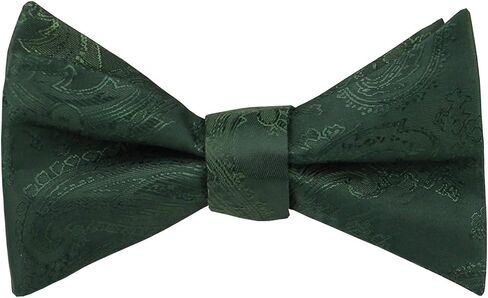 Mens Silk Paisley Self Tie Bow Ties - Jacquard Butterfly Bowties - Wedding - Gifts in Saudi Arabia