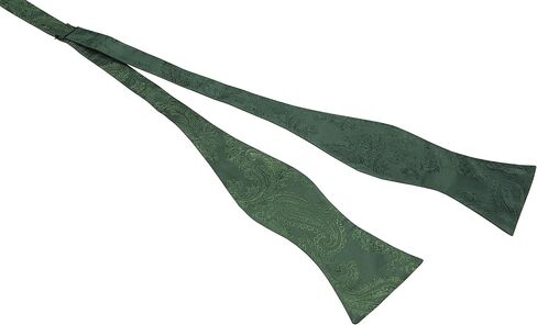 Mens Silk Paisley Self Tie Bow Ties - Jacquard Butterfly Bowties - Wedding - Gifts in Saudi Arabia
