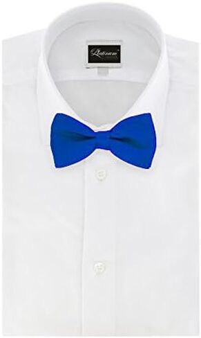 Platinum Hanger Mens Classic Pre-Tied Satin Formal Tuxedo Bowtie Adjustable Length Large Variety Colors Available in Saudi Arabia