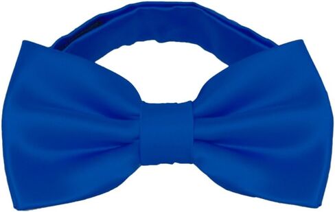 Platinum Hanger Mens Classic Pre-Tied Satin Formal Tuxedo Bowtie Adjustable Length Large Variety Colors Available in Saudi Arabia
