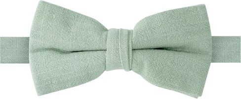 Spring Notion Men's Linen Blend Bow Tie in Saudi Arabia