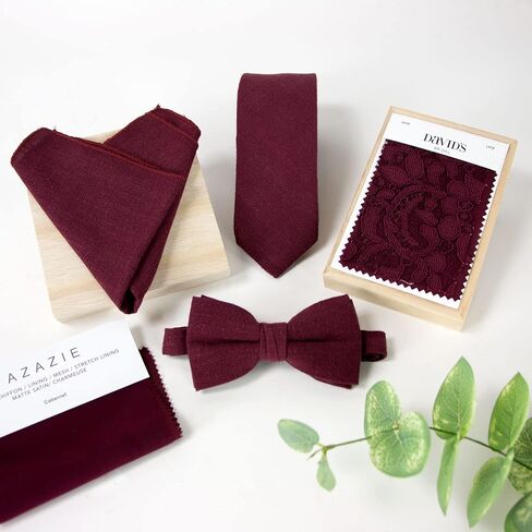 Spring Notion Men's Linen Blend Bow Tie in Saudi Arabia