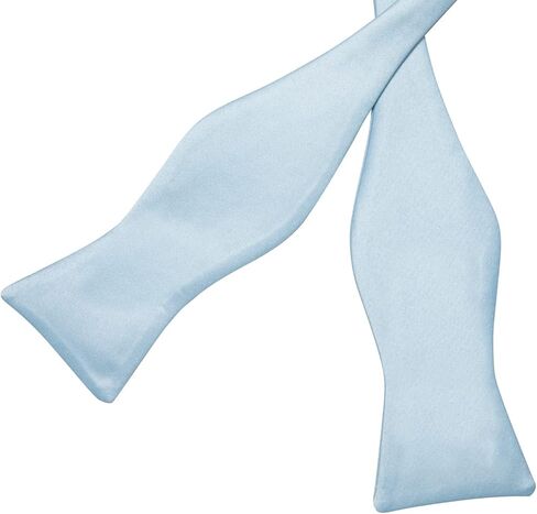 DiBanGu 3PCS Bow Ties for Men Self Tie Bow Tie and Pocket Square Set Adjustable Solid Satin Formal Tuxedo Bow Tie Wedding in Kuwait