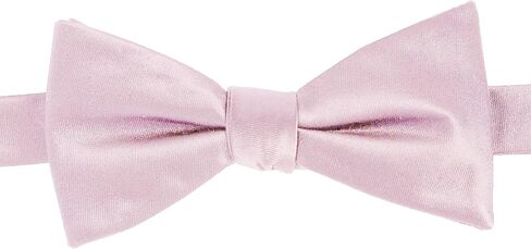 KissTies Solid Satin Pre-Tied Bow Tie Adult's Adjustable Tuxedo Bowties in Saudi Arabia