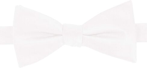 KissTies Solid Satin Pre-Tied Bow Tie Adult's Adjustable Tuxedo Bowties in Saudi Arabia