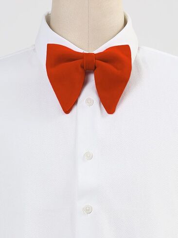 Allegra K Solid Pre-tied Bow Ties for Women Men Formal Party Prom Bowties Velvet in Kuwait