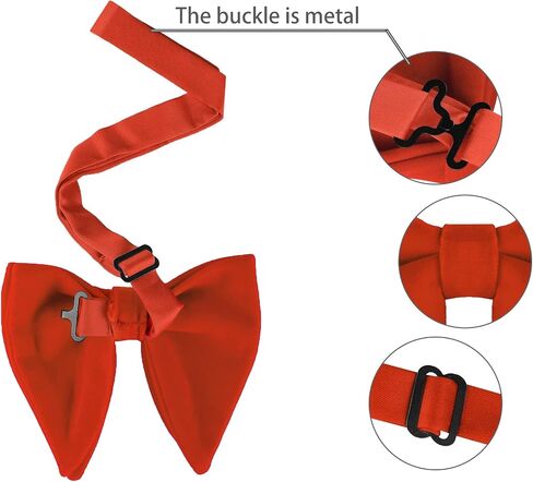 Allegra K Solid Pre-tied Bow Ties for Women Men Formal Party Prom Bowties Velvet in Kuwait