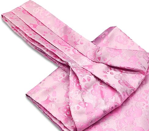 QCWQMYL ربطات عنق على شكل جمجمة للرجال ربطات عنق من قماش الجاكار وشاح ذاتي للهالوين in Kuwait