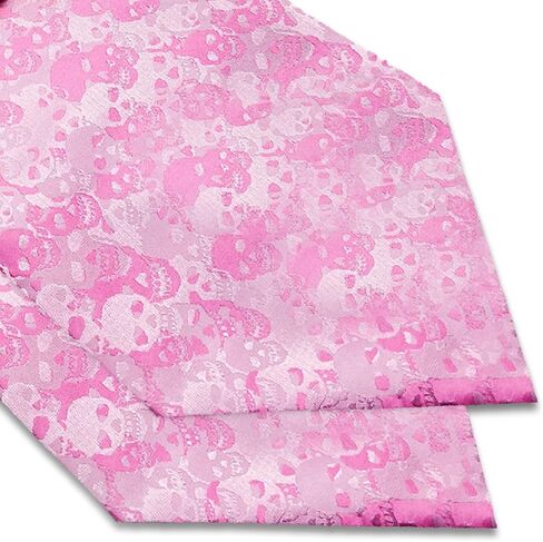 QCWQMYL ربطات عنق على شكل جمجمة للرجال ربطات عنق من قماش الجاكار وشاح ذاتي للهالوين in Kuwait