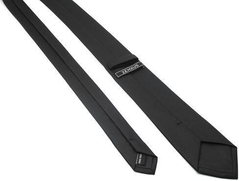 ZENXUS Skinny Solid Ties for Men, 2.5 inch Slim Plain Neckties 4-Pack in Kuwait