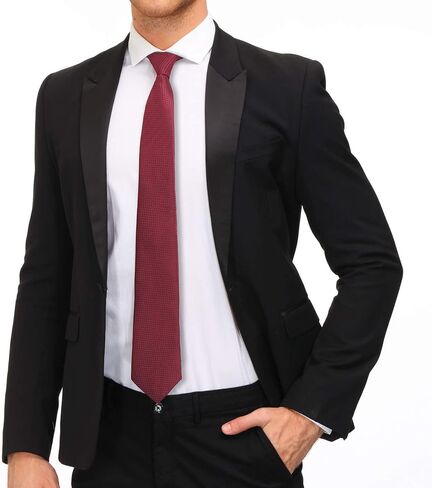 Adulove Men's Necktie Classic Silk Tie Woven Jacquard Neck Ties 6 PCS in Saudi Arabia