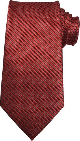 Wehug Men's Classic Solid Tie Silk Woven Necktie Jacquard Neck Ties For Men in Kuwait