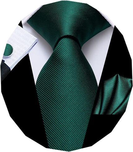Dubulle Mens Paisely Silk Tie for Men Necktie and Pocket Square Set in Saudi Arabia