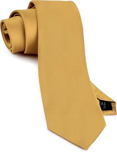 GUSLESON Classic New 3.15"（8cm） Men's Solid Color Necktie Wedding Business Tie + Gift Box in Saudi Arabia