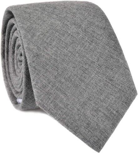 JESLANG Men's Skinny Tie 2.56" Cotton Linen Necktie Perfect for Formal and Casual Occasions in Saudi Arabia