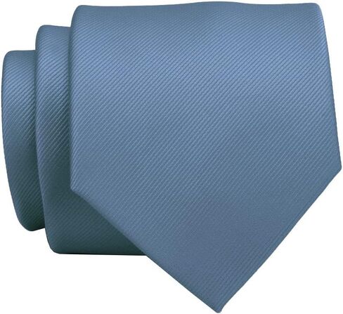 GUSLESON 3.15"（8cm） Solid Color Necktie and Pocket Square Cufflinks Sets For Men + Gift Box in Kuwait
