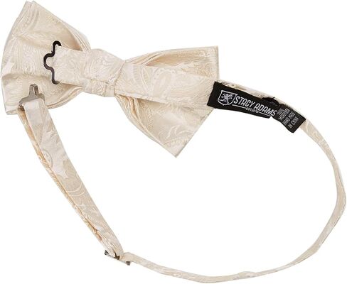STACY ADAMS mens Classic Pretied Bow Tie With Pocket Square in Saudi Arabia