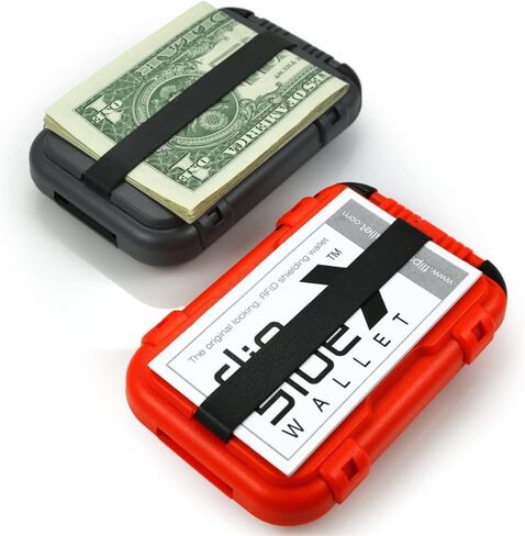 محافظ Flipside محفظة Flipside 4 RFID للرجال مع مشبك نقود قابل للإزالة - رفيعة وآمنة ومقاومة للسحق in Kuwait