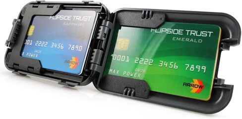 محافظ Flipside محفظة Flipside 4 RFID للرجال مع مشبك نقود قابل للإزالة - رفيعة وآمنة ومقاومة للسحق in Kuwait