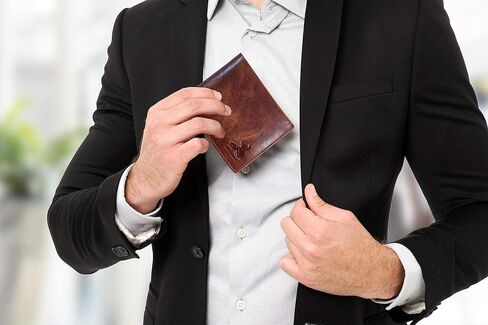 BULL GUARD Mens RFID Blocking Bifold Wallet Soft Genuine Leather Brown Western | Secure and Durable Extra Capacity Billfold with 11 Credit Cards, Flip Up ID in Saudi Arabia