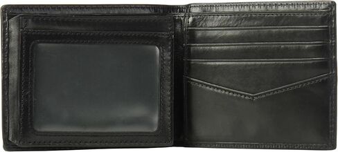 محفظة جلدية ثنائية الطي من Fossil Ryan RFID-Blocking للرجال مع نافذة لبطاقة الهوية in Saudi Arabia